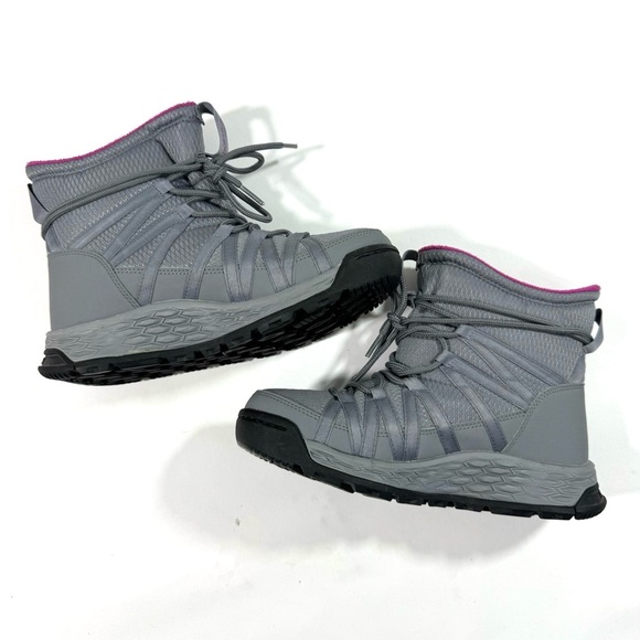 New Balance Fresh Foam Sneaker Boot Water Resistant Insulated Grey - Picture 2 of 7